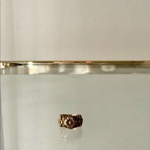 Stephen Dweck Carved Brass Ring